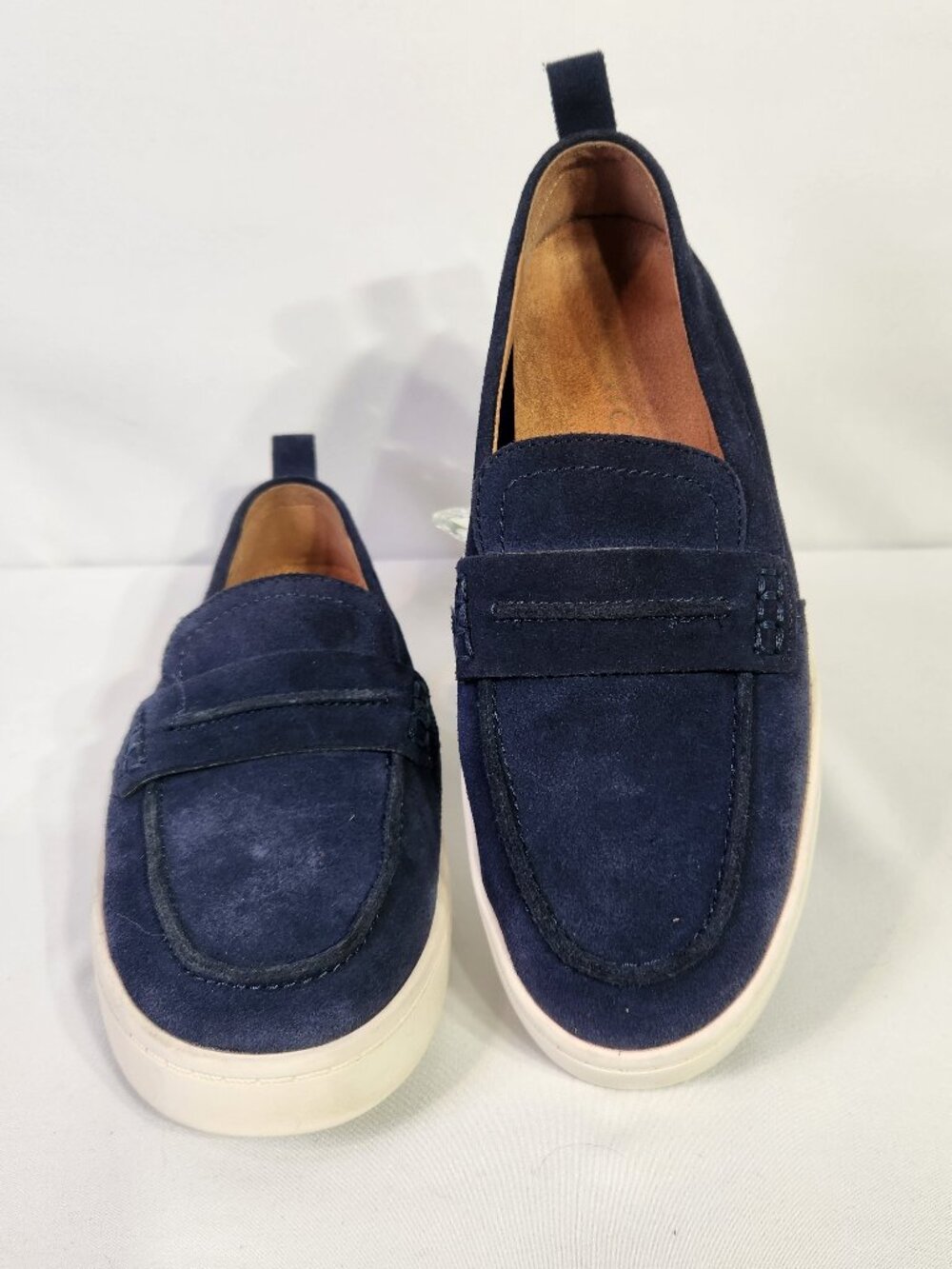 Vionic Uptown Suede Vio Motion Chantel Loafers Navy Size 6